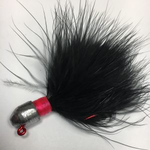 fishing jig with feathers